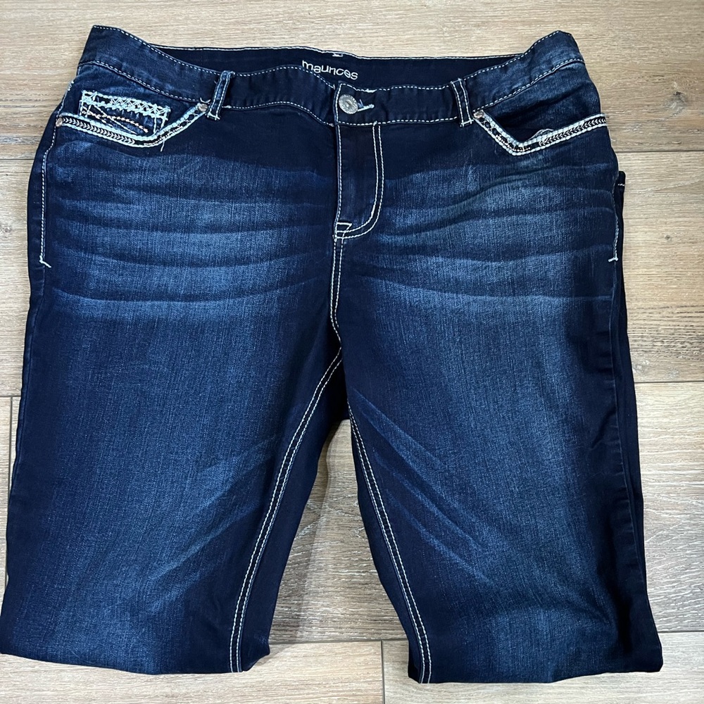 Maurice’s premium stretch bootcut jeans